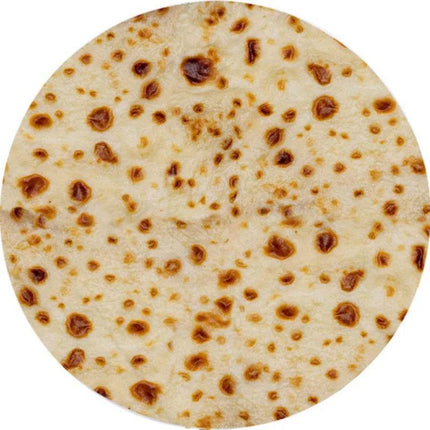 Winter Warm Pizza Tortilla Throw Blanket Home Decor - Home Decor - COCOPLAY - Mad Fly Essentials
