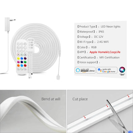 Homekit Smart RGB LED 12V Strip Tape LED Fairy Light - LED Fairy Light - LED FAIRY - Mad Fly Essentials