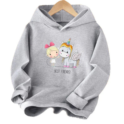 Hoodies Baby Girl Lollipop Butterfly Unicorn Hoodies - Hoodies - Lolocee - Mad Fly Essentials