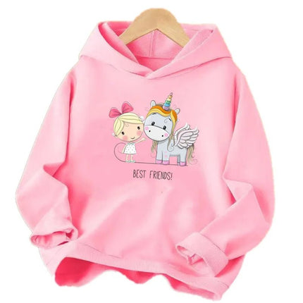 Hoodies Baby Girl Lollipop Butterfly Unicorn Hoodies - Hoodies - Lolocee - Mad Fly Essentials
