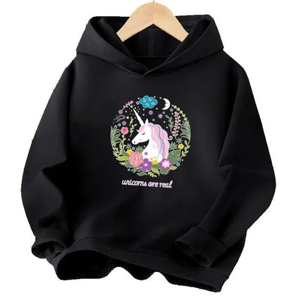 Hoodies Baby Girl Lollipop Butterfly Unicorn Hoodies - Hoodies - Lolocee - Mad Fly Essentials