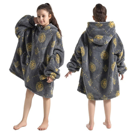 Hoodies Girl Flannel Think Animal Homewear Wearables - Hoodies - Miniso - Mad Fly Essentials