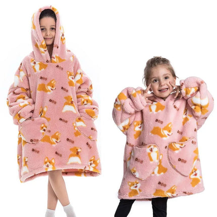 Hoodies Girl Flannel Think Animal Homewear Wearables - Hoodies - Miniso - Mad Fly Essentials