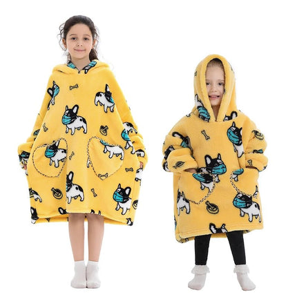 Hoodies Girl Flannel Think Animal Homewear Wearables - Hoodies - Miniso - Mad Fly Essentials