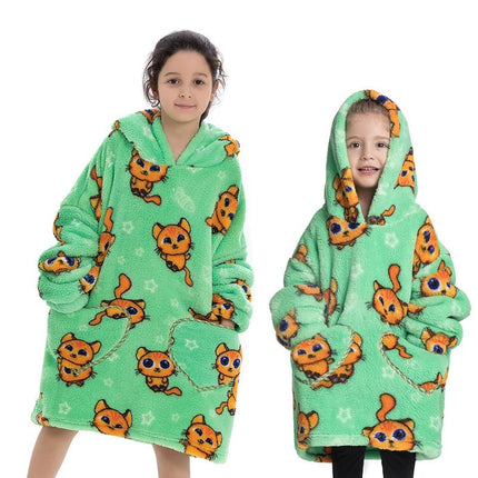 Hoodies Girl Flannel Think Animal Homewear Wearables - Hoodies - Miniso - Mad Fly Essentials