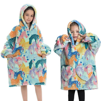 Hoodies Girl Flannel Think Animal Homewear Wearables - Hoodies - Miniso - Mad Fly Essentials