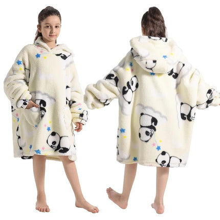 Hoodies Girl Flannel Think Animal Homewear Wearables - Hoodies - Miniso - Mad Fly Essentials