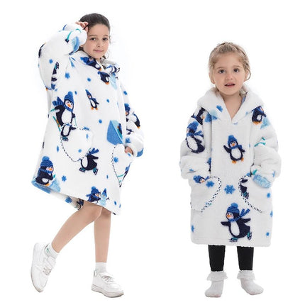Hoodies Girl Flannel Think Animal Homewear Wearables - Hoodies - Miniso - Mad Fly Essentials