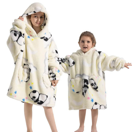Hoodies Girl Flannel Think Animal Homewear Wearables - Hoodies - Miniso - Mad Fly Essentials