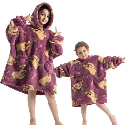 Hoodies Girl Flannel Think Animal Homewear Wearables - Hoodies - Miniso - Mad Fly Essentials