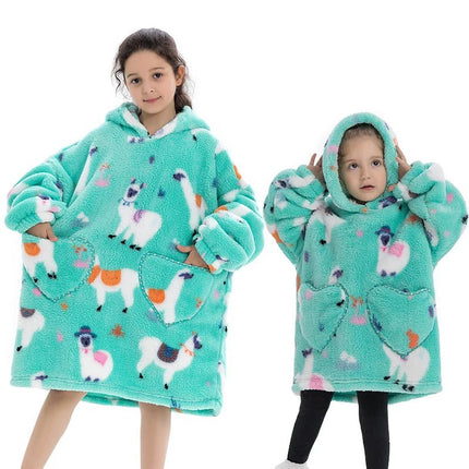Hoodies Girl Flannel Think Animal Homewear Wearables - Hoodies - Miniso - Mad Fly Essentials