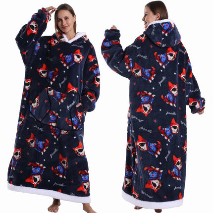 Hoodies Men Women Skull Halloween Winter Homewear Blanket Hoodies - Hoodies - RyTanDa - Mad Fly Essentials
