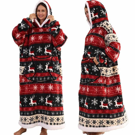 Hoodies Men Women Skull Halloween Winter Homewear Blanket Hoodies - Hoodies - RyTanDa - Mad Fly Essentials