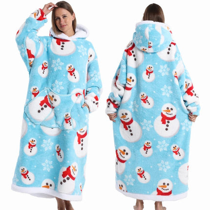 Hoodies Men Women Skull Halloween Winter Homewear Blanket Hoodies - Hoodies - RyTanDa - Mad Fly Essentials