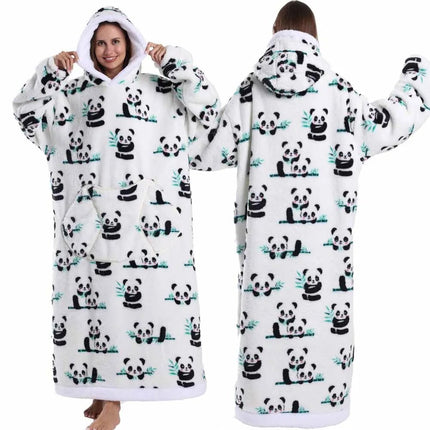 Hoodies Men Women Skull Halloween Winter Homewear Blanket Hoodies - Hoodies - RyTanDa - Mad Fly Essentials