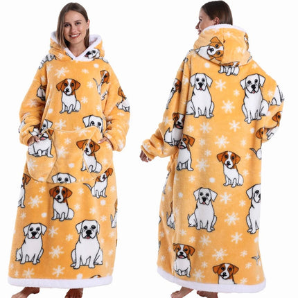 Hoodies Men Women Skull Halloween Winter Homewear Blanket Hoodies - Hoodies - RyTanDa - Mad Fly Essentials