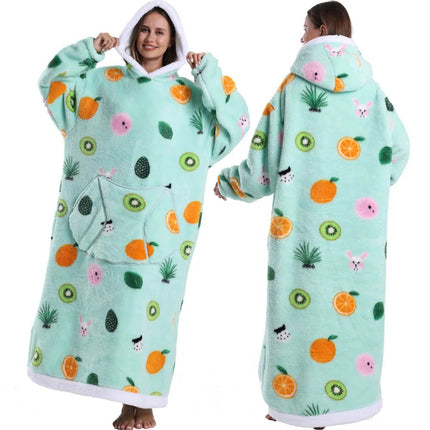 Hoodies Men Women Skull Halloween Winter Homewear Blanket Hoodies - Hoodies - RyTanDa - Mad Fly Essentials