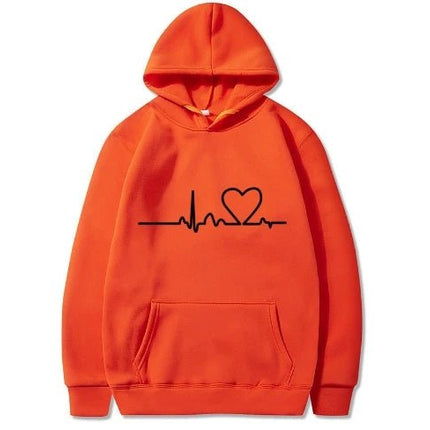 Hoodies Women Heart Nurse Sweatshirt - Hoodies - Chrleisure - Mad Fly Essentials