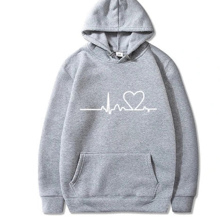 Hoodies Women Heart Nurse Sweatshirt - Hoodies - Chrleisure - Mad Fly Essentials