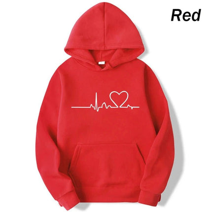 Hoodies Women Heart Nurse Sweatshirt - Hoodies - Chrleisure - Mad Fly Essentials