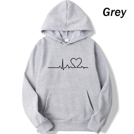 Hoodies Women Heart Nurse Sweatshirt - Hoodies - Chrleisure - Mad Fly Essentials