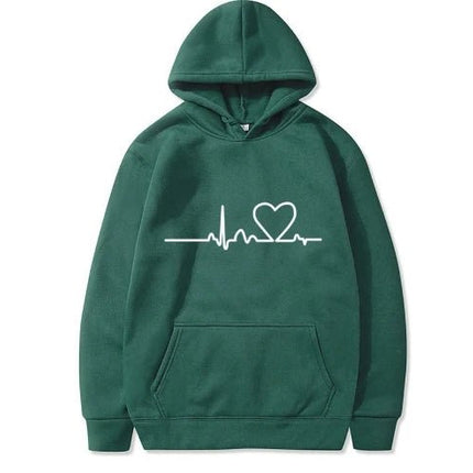 Hoodies Women Heart Nurse Sweatshirt - Hoodies - Chrleisure - Mad Fly Essentials