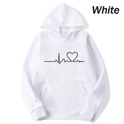 Hoodies Women Heart Nurse Sweatshirt - Hoodies - Chrleisure - Mad Fly Essentials
