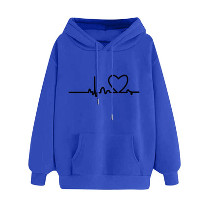 Hoodies Women Heart Nurse Sweatshirt - Hoodies - Chrleisure - Mad Fly Essentials