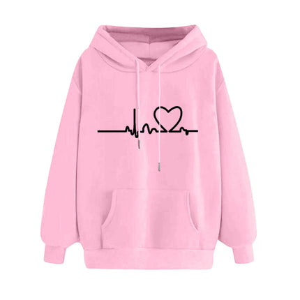 Hoodies Women Heart Nurse Sweatshirt - Hoodies - Chrleisure - Mad Fly Essentials