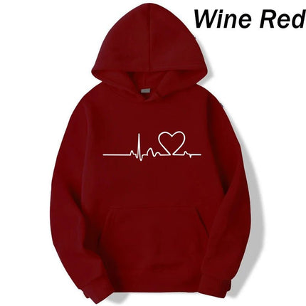 Hoodies Women Heart Nurse Sweatshirt - Hoodies - Chrleisure - Mad Fly Essentials