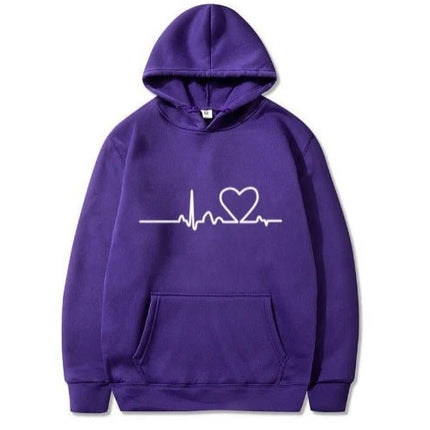 Hoodies Women Heart Nurse Sweatshirt - Hoodies - Chrleisure - Mad Fly Essentials