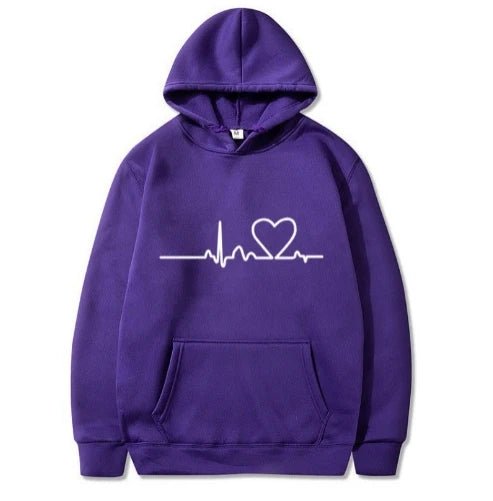 Hoodies Women Heart Nurse Sweatshirt - Hoodies - Chrleisure - Mad Fly Essentials
