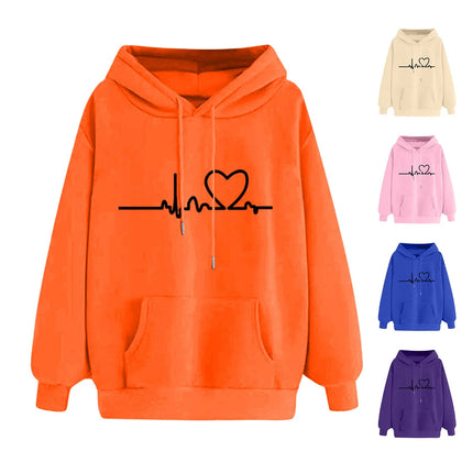 Hoodies Women Heart Nurse Sweatshirt - Hoodies - Chrleisure - Mad Fly Essentials