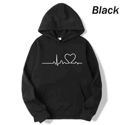 Hoodies Women Heart Nurse Sweatshirt - Hoodies - Chrleisure - Mad Fly Essentials