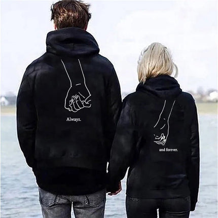 Hoodies Women Matching Couple Always Forever Fashion Sweatshirts - Hoodies - MANTORS - Mad Fly Essentials