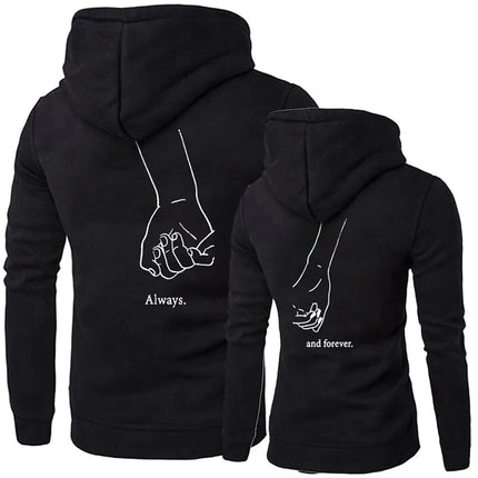 Hoodies Women Matching Couple Always Forever Fashion Sweatshirts - Hoodies - MANTORS - Mad Fly Essentials