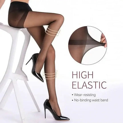 Hosiery Black Skin Women Sheer Tights Peacock Pantyhose - Hosiery - Peacock Stockings - Mad Fly Essentials