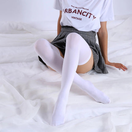 Hosiery Women 120D Elegant Black Pink Breathable Pantyhose - Hosiery - Cosplay Costumes - Mad Fly Essentials