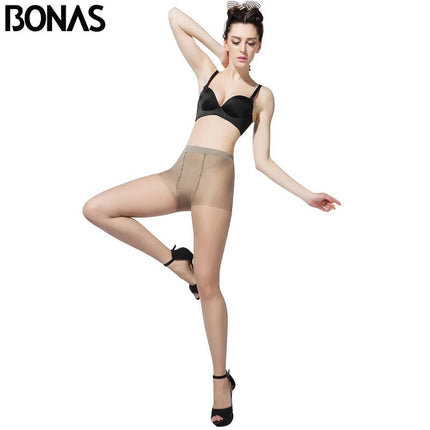 Hosiery Women 15D Skin Tight Ultra-Thin Pantyhose - Hosiery - Bonas - Mad Fly Essentials