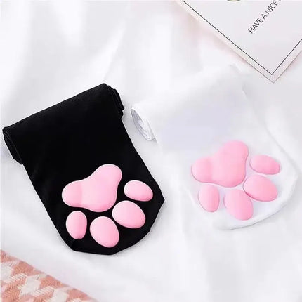 Hosiery Women Over Knee Cat Stockings Animal Socks - Hosiery - Peacock - Mad Fly Essentials