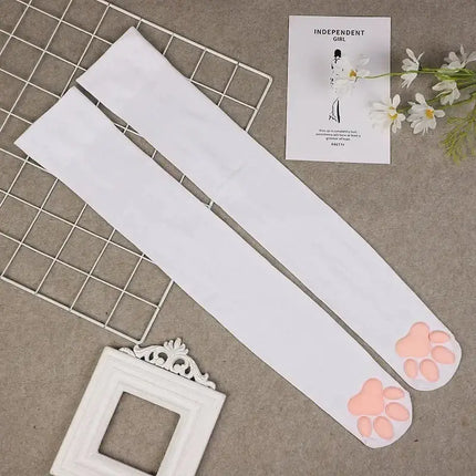 Hosiery Women Over Knee Cat Stockings Animal Socks - Hosiery - Peacock - Mad Fly Essentials