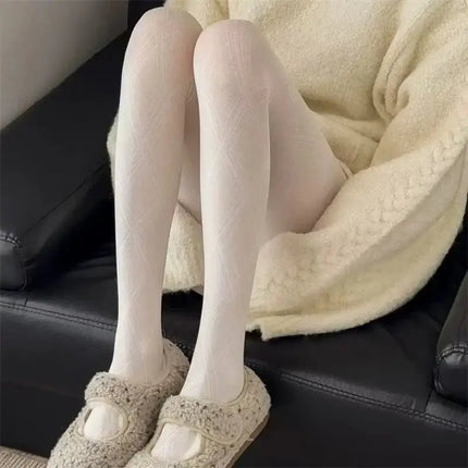Hosiery Women Sexy Black Diamond Grid Stockings Pantyhose - Hosiery - Gilishon - Mad Fly Essentials