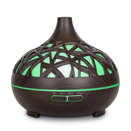 Humidifier Aromatherapy Essential Wood Grain Oil Diffuser Home Decor - Home Decor - Warm like home - Mad Fly Essentials