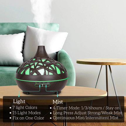 Wood Grain Oil Diffuser Home Decor - Mad Fly Essentials