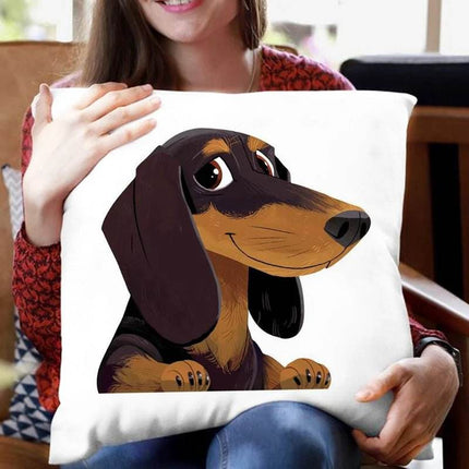 I Love My Dachshund Sofa Throw Cover Pillows Decor - Pillows Decor - Wandering Tribe - Mad Fly Essentials