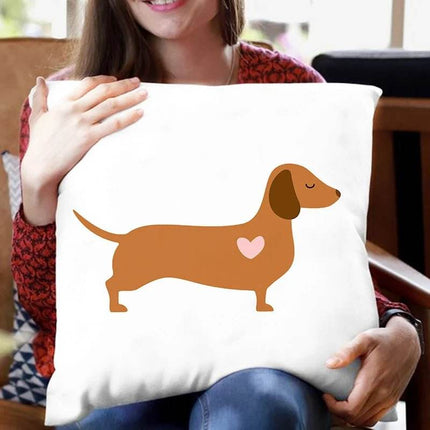 I Love My Dachshund Sofa Throw Pillow Covers - Mad Fly Essentials