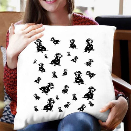 I Love My Dachshund Sofa Throw Pillow Covers - Mad Fly Essentials