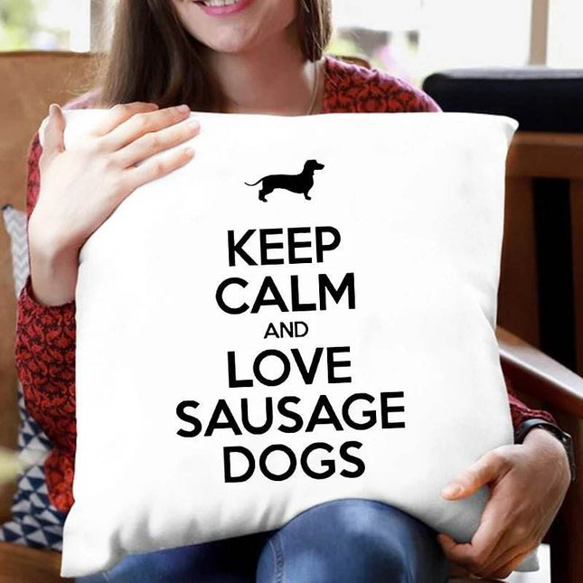 I Love My Dachshund Sofa Throw Cover Pillows Decor - Pillows Decor - Wandering Tribe - Mad Fly Essentials