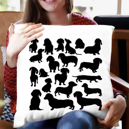 I Love My Dachshund Sofa Throw Pillow Covers - Mad Fly Essentials