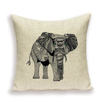 Indian Moroccan Elephant Animal Pillows Decor - Mad Fly Essentials